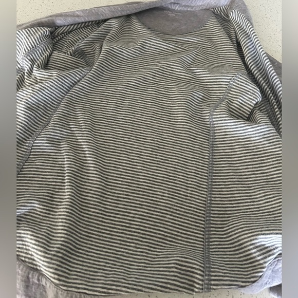 Eileen Fischer Women's Gray Open Front Sweater size S inside pockets - Picture 4 of 7